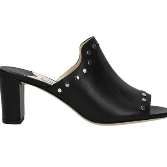 Jimmy Choo Myla Studded Mules 39.5 - Picture 3 of 7